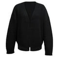 thumbnail image 4 of Idoravan Cardigans for Women Clearance Spring Women's Casual Loose Warm Knitting Cardigan Solid Color Sweater Cardigan, 4 of 6