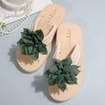 thumbnail image 5 of YHAJDS Women's Beach Sandals Candy Color Toe Post Flat Slides Summer Vacation Outdoor Comfort Shoes, 5 of 10