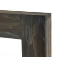 thumbnail image 6 of POSHIONS 58"x24" Wood Full Length Mirror Rustic Wall Mirror, Rectangle, Home Decor, Dark Brown, 6 of 8