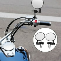 OUNONA 1 Pair Wide Surrounding View Mirrors for Bike Handlebar Riding Safety