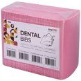 thumbnail image 2 of OneMed Disposable Dental Bibs Patient Bibs for Dental Tattoo Piercing Surgical Medical 3-Ply Waterproof Pink 13"x18" 250pcs/2Bags, 2 of 8