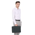 thumbnail image 6 of MOSISO Laptop Sleeve Briefcase for 13 inch New MacBook Pro A2251 A2289 A2159 A1989 A1706 A1708 New Air 13 A2179 A1932 Polyester Notebook Sleeve Case Bag, Midnight Green, 6 of 6