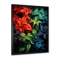 thumbnail image 2 of Designart "Vibrant Basil Herbs V" Floral Framed Wall Art - Traditional Red Herbs Hallway Framed Wall Art Decor, 2 of 6