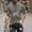 Dark Gray, variant on Gifts Fourth of July Men's Independence Day USA Flag Print Short Sleeve Round Neck T-Shirt Lightweight Cotton Breathable Casual Tee for BBQ Celebration Patriotic