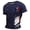 Navy, variant on Mens T-Shirts Crew Neck Short Sleeve With France Flag And Rooster Print Ripped Effect Slim Fit Street Style Patriotic Tees