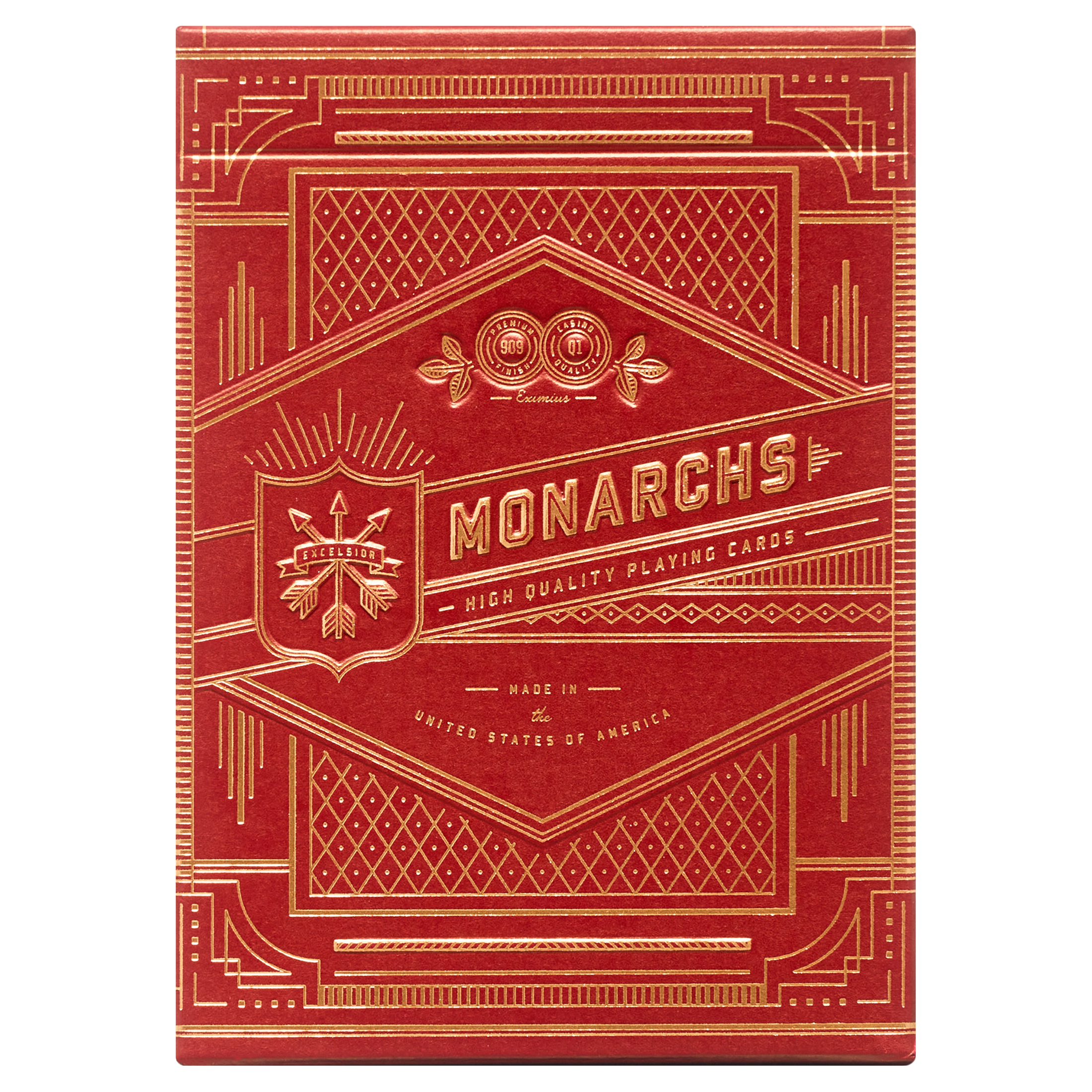 theory11 Monarchs Playing Cards (Red) photo 1