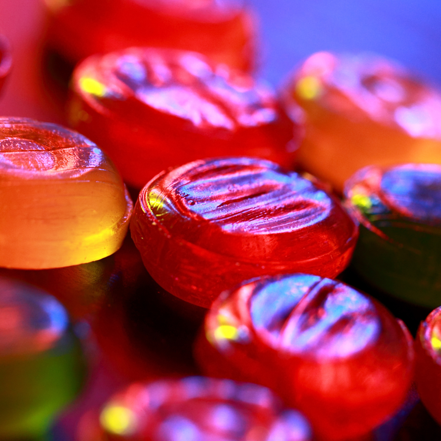 Gilliam Old Fashioned Sanded Drops Hard Candies - 6 flavors - 1 each: Watermelon, Lemon, Cinnamon, Cherry, Horehound, Root Beer (4.5 oz) + MerlinsMart Zine