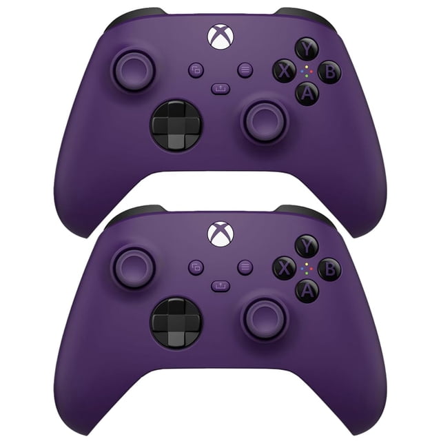 Controlador inalámbrico Microsoft Xbox Astral Purple, paquete de 2