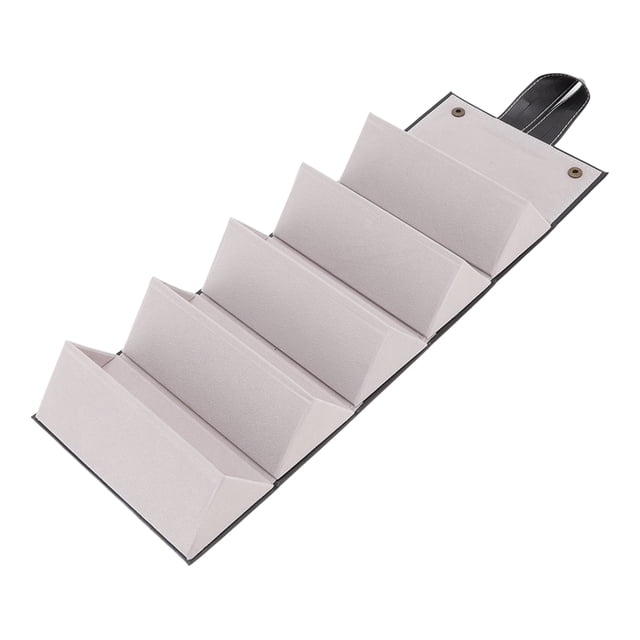Caja de presentación para gafas de sol, estuche organizador para gafas de sol, estuche plegable multifuncional para anteojos, estuche para gafas de viaje, almacenamiento, funcionalidad de alta precisión Jadeshay A