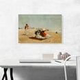 thumbnail image 2 of ARTCANVAS East Hampton Beach - Long Island 1874 Canvas Art Print by Winslow Homer - Size: 26" x 18" (0.75" Deep), 2 of 9