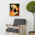 thumbnail image 2 of Ace Of Spades Card Casino Poker Abstract Art Print Framed Poster Wall Decor 12x16 inch, 2 of 5