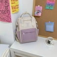 thumbnail image 3 of Home Improvement Versatile Large Capacity Junior High School Student Backpack Color Matching Foolproof Backpack New Student Backpack for The Of The School Season Home Essentials, 3 of 4