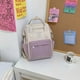 thumbnail image 4 of Fiudx Mochila a Juego, Diseño Moderno En Tonos Pastel, Interior Espacioso, Correas Acolchadas Ajustables, Elegante y Práctica, Ideal para Uso Escolar, Versátil para Estudiantes, Tamaño 30 X 40 X 5 Cm, 4 of 4