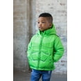thumbnail image 3 of Marvel Avengers Toddler Boys Zip Up Winter Coat Puffer Jacket Red/White/Black 4T, 3 of 5