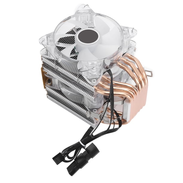 Enfriador De CPU De Doble Ventilador, Enfriador De CPU Duradero Y De Gran Volumen De Aire Velocidad De Disipación De Calor Rápida Para Computadora De Bricolaje Para El Hogar ANGGREK CPU Cooling Fan