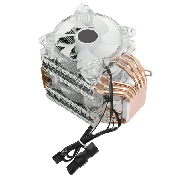 Enfriador de CPU de Doble Ventilador Otros Silencioso Y Eficiente 4 Pines