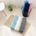 thumbnail image 4 of Bath Rug Bathroom Rugs Chenille Bath Mat Non Slip Absorbent Bath Mats Shower Rug Washable Mats Dry Fast Carpet Soft Microfibre Shaggy Bathroom Rug, 4 of 16