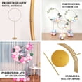 thumbnail image 3 of Efavormart 4Ft | Gold Balloon Column With Hoop Flower Pillar Stand, Metal Arch Table Centerpiece – Height Adjustable, 3 of 9