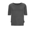 thumbnail image 3 of Womens Hollow Cropped T-Shirts, Short Sleeve Shirts for Women Casual Sports Quick Dry Solid Color Crewneck Athletic Workout Tops, 3 of 5