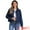 Deep Blue, variant on Women's Vintage Casual Classic Denim Jacket S Deep Blue