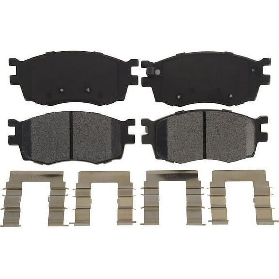 Front Brake Pad Set - Compatible with 2006 - 2011 Kia Rio 2007 2008 2009 2010