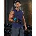 thumbnail image 2 of COOFANDY Workout Shirts for Men Sleeveless Cut Off Cotton Shirt Training Athletic Regular Fit Summer Tank Tops, 2 of 6