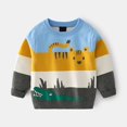 thumbnail image 2 of YunPes Kids Boys Girls Cute Animal Knit Sweater Thermal Funny Xmas Knit Pullover Sweatshirts Winter Warm Soft Cozy Shirts, 2 of 9