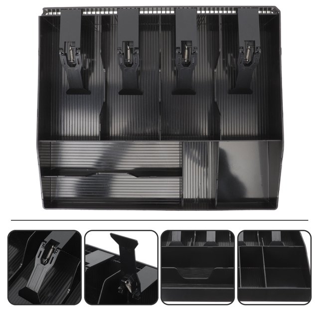 IFANLANDOR Cash Register Insert Tray For Cash Drawer Tray Multi-grid 1Pcs