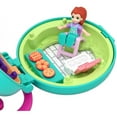 thumbnail image 2 of Polly Pocket Tiny Pocket Places Lila BBQ Compact, Micro Doll And Accessories, 2 of 5