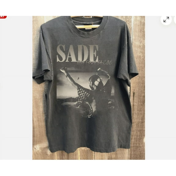 Sade t-shirt, Sade Helen Folasade Adu charcoal T-shirt For Fans, Men & Women