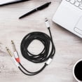 thumbnail image 4 of WEUVEB 1Pcs Guitar to USB C Cable for Musicians Nylon Audio Transmission, 4 of 7