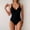 B41 Black swim suits for women clearance under $5, variant on Xqxayjr One Piece Swimsuit for Women V Neck Tummy Control Bathing Suit Ruched Swim Suit Slimming Swimwear Traje De BañO Para Mujer