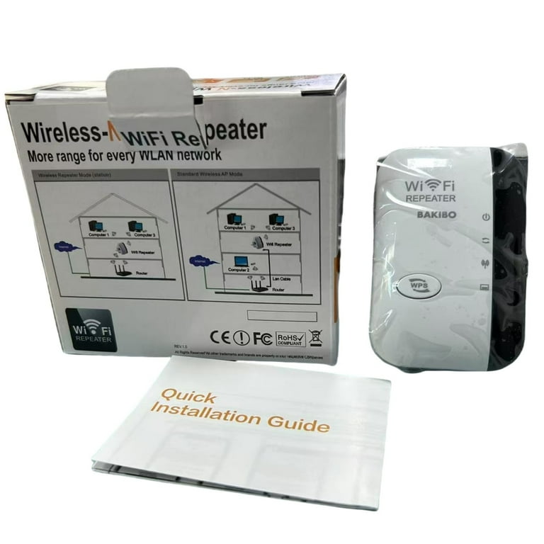 WiFi Extender Signal Booster Up to 5000sq.ft and 50 Devices, WiFi Range Extender, Wireless Internet Repeater, Long Range Amplifier with Ethernet Port, 1-Key Setup, Access Point, Alexa Compatible