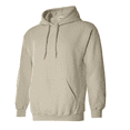 thumbnail image 3 of Gildan Men's Hooded Sweatshirt Sand Color with Pocket - Warm Fleece Cozy Heavy Blend 50/50 Cotton/Polyester, Pack 3, Size-XL | Casual Hoodie, 3 of 5