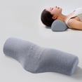 thumbnail image 1 of Cervical Traction Pillow for Neck Pain Relief, Ergonomic Memory Foam Neck Support Pillow Improves Sleep Alignment and Posture, 1 of 8