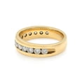 thumbnail image 2 of 14K Yellow Gold Round Cut Diamond Wedding Band Ladies Ring 0.56 Cttw Size 6, 2 of 4