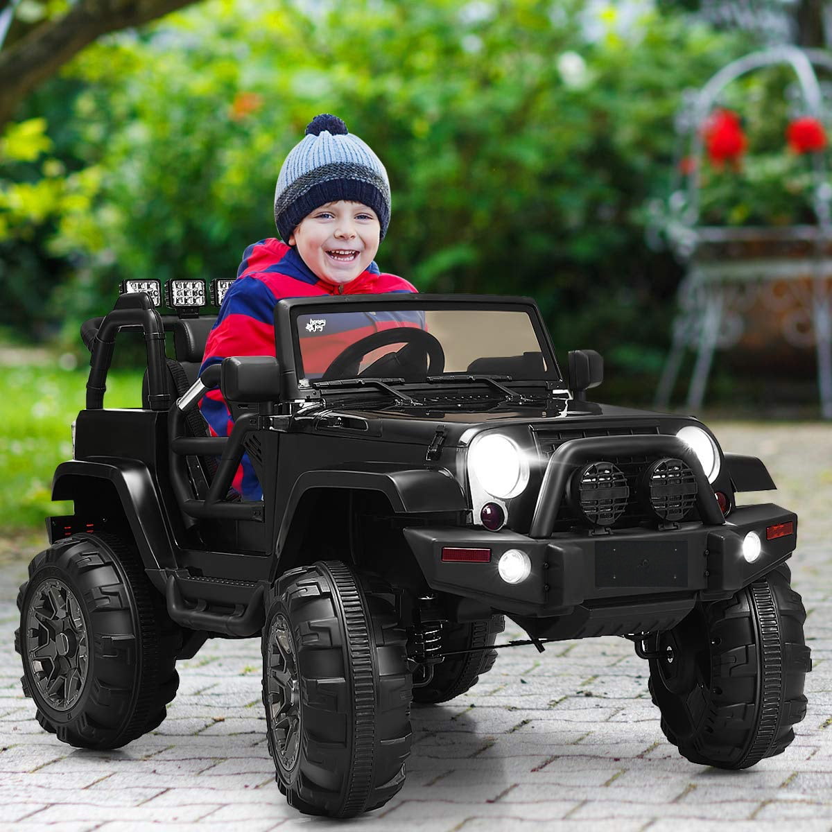 power wheels with radio and lights
