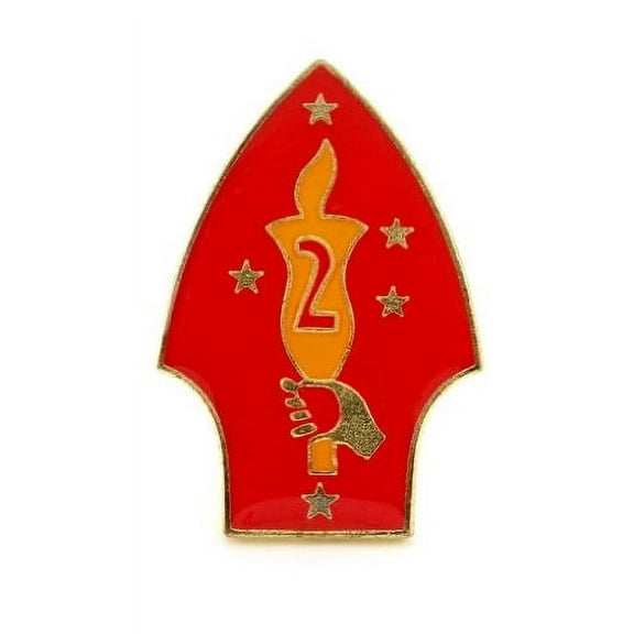 Wholesale Lot of 12 USMC 2nd Marines Division Lapel Hat Pin Military PPM659