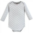 thumbnail image 4 of Hudson Baby Cotton Long-Sleeve Bodysuits, 3-Pack, Newborn- 24 Months, 4 of 5