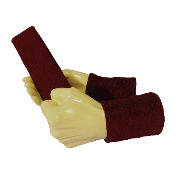 Couver Mens Headband Wristband Sweatbands Set (1 Headband and 2 Wristbands) Cotton for Sports