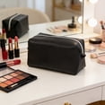 thumbnail image 1 of Weloille Makeup Organizer Bag 1PC, Recent Simple Style Large Capacity Toiletry Pouch, Waterproof Portable Travel Carry Bag, Multifunctional Storage Case for Cosmetics Bathroom Accessories, 1 of 6
