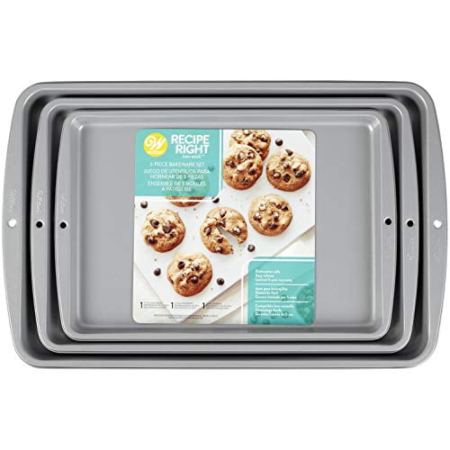Wilton Recipe Right Cookie Pan Set, Standard Packaging, 3 Count, 2