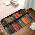 thumbnail image 5 of 1pc Bookshelf with Magical Books Absorbent Non-Slip Bathroom Thickened Flannel Rug Decor,Soft,Quick Drying,Suitable For Indoor/outdoor Use,Bathrooms,Bedrooms,Kitchens,Terrace,Laundry Rooms,16"x24", 5 of 9