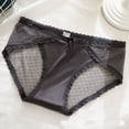 thumbnail image 3 of HomeGardon Panties for Women,Womens Underwear,Women's Lace Underwear Ice Silk Breathable Seamless Cotton Crotch Thin Transparent Briefs,M-XL, 3 of 3