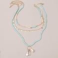thumbnail image 3 of Collar de cadena de concha de Playa jinwen mujer, 3 of 5