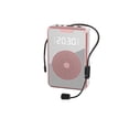 thumbnail image 1 of Portable Wireless Voice Amplifier Microphone Teaching Megaphone Little Bee Loudspeaker For Teacher Outdoor Tour Guide ,No Screeching Distortion, 1 of 7