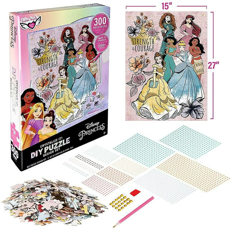 Disney Princess Fashion Angels Crystalize It! DIY Puzzle
