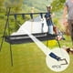 thumbnail image 3 of Juego de 4 ganchos para utensilios de cocina, ideales para camping y actividades al aire libre. Incluye colgador para ollas y otros utensilios. Fabricado en poliuretano. Azul, 3 of 8