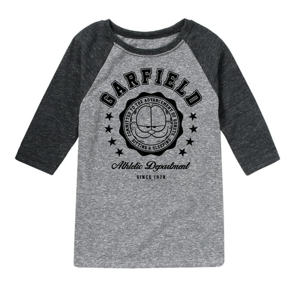 Garfield - Varsity Seal - Toddler & Youth Raglan Graphic T-Shirt