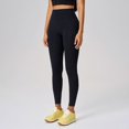 thumbnail image 1 of MKLEKYY Leggings de compresión para mujer, pantalones de yoga de cintura alta para mujer, leggings para entrenamiento, correr, gimnasio, elásticos, cómodos, ropa deportiva para fitness, 1 of 5